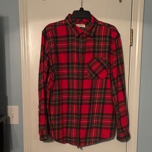 Men’s Magellan Outdoors Red and Black Plaid Shirt